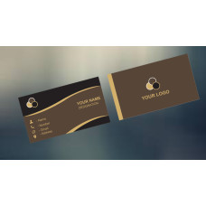 Brown Matte Visiting Card